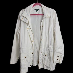 Lauren Ralph Lauren Rain Jacket white Women’s Size 2X